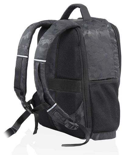 Guardian Gears SideKick Falcon Laptop Backpack Black Camo with Waterproof Rain Cover