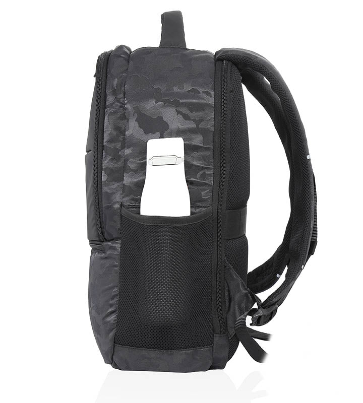 Guardian Gears SideKick Falcon Laptop Backpack Black Camo with Waterproof Rain Cover