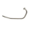 Silver Stallion Blaze bend pipes for Triumph Speed 400 Scrambler 400X brushed finish