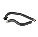 Silver Stallion cross country bend pipes for Royal Enfield Himalayan 450 Guerrilla 450 black matte