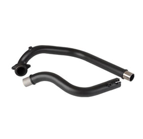 Silver Stallion cross country bend pipes for Royal Enfield Himalayan 450 Guerrilla 450 black matte
