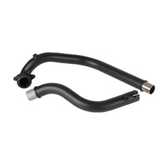 Silver Stallion cross country bend pipes for Royal Enfield Himalayan 450 Guerrilla 450 black matte