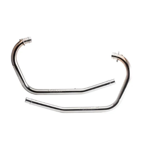 Silver Stallion Free Flow Bend Pipes for Royal Enfield Super Meteor 650 Silver
