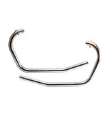 Silver Stallion Free Flow Bend Pipes for Royal Enfield Super Meteor 650 Silver
