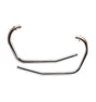 Silver Stallion Free Flow Bend Pipes for Royal Enfield Super Meteor 650 Silver
