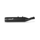 Silver Stallion Outlander exhaust for Royal Enfield Bear 650 available in silver matte black and brushed finish