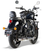 Silver Stallion Black Matte exhaust for Royal Enfield Classic 350 Reborn

