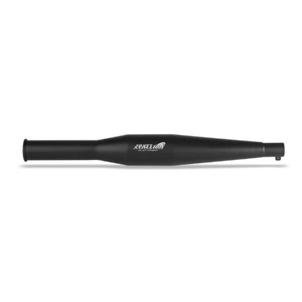 Silver Stallion Black Matte exhaust for Royal Enfield Classic 350 Reborn

