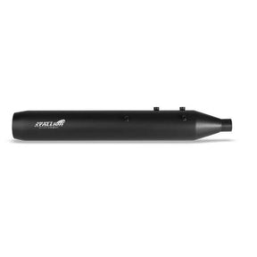 Silver Stallion Roadking exhaust for Royal Enfield Shotgun 650 available in silver matte black and brushed finish