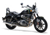 Royal Enfield Super Meteor 650 SS304 silver performance exhaust
