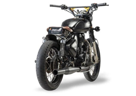 Silver Stallion Sturdy brushed exhaust for Royal Enfield Classic 350

