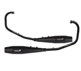 Silver Stallion Performance black matte full-system exhaust for Royal Enfield Interceptor 650 and Continental GT 650

