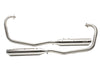 Silver Stallion full system exhaust for Royal Enfield Classic 650 silver black matte brushed