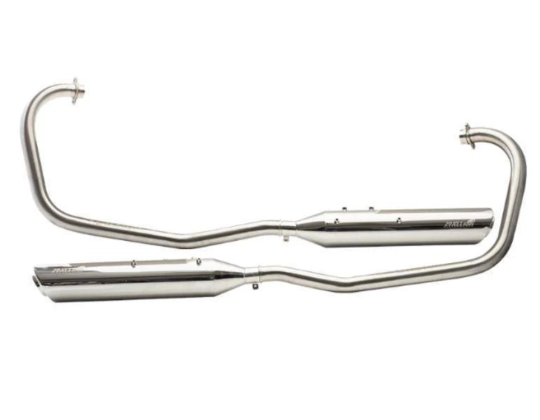 Silver Stallion full system exhaust for Royal Enfield Classic 650 silver black matte brushed