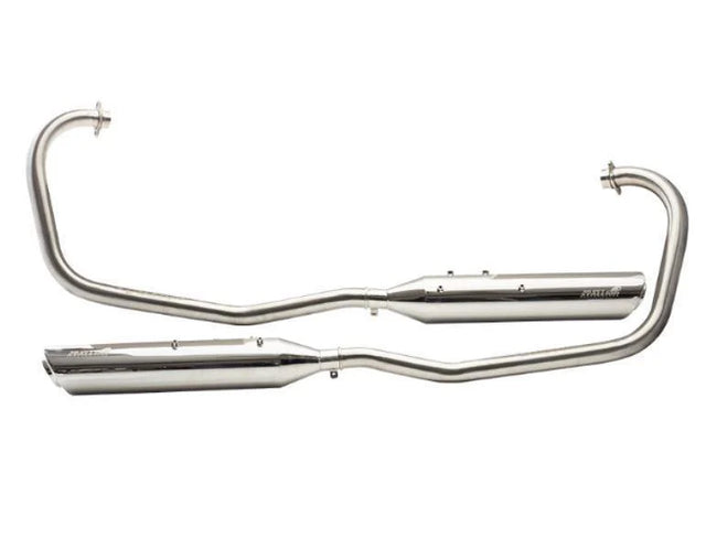 Silver Stallion full system exhaust for Royal Enfield Classic 650 silver black matte brushed