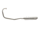 Silver Stallion full system exhaust for Royal Enfield Classic 650 silver black matte brushed