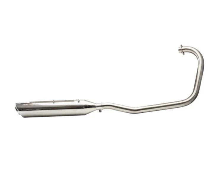 Silver Stallion full system exhaust for Royal Enfield Classic 650 silver black matte brushed