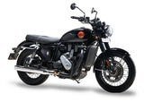 Silver Stallion Ranger performance exhaust for BSA Gold Star 650 brushed silver black matte