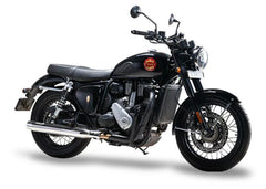 Silver Stallion Ranger performance exhaust for BSA Gold Star 650 brushed silver black matte