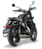 Silver Stallion Ranger performance exhaust for BSA Gold Star 650 brushed silver black matte