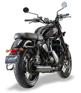 Silver Stallion Ranger performance exhaust for BSA Gold Star 650 brushed silver black matte