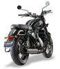 Silver Stallion Ranger performance exhaust for BSA Gold Star 650 silver black matte brushed