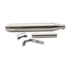 Silver Stallion Ranger performance exhaust for BSA Gold Star 650 brushed silver black matte