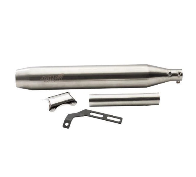 Silver Stallion Ranger performance exhaust for BSA Gold Star 650 brushed silver black matte