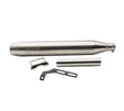 Silver Stallion Ranger performance exhaust for BSA Gold Star 650 brushed silver black matte