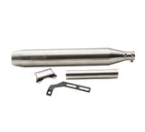 Silver Stallion Ranger performance exhaust for BSA Gold Star 650 brushed silver black matte