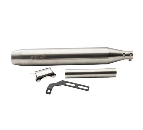 Silver Stallion Ranger performance exhaust for BSA Gold Star 650 brushed silver black matte