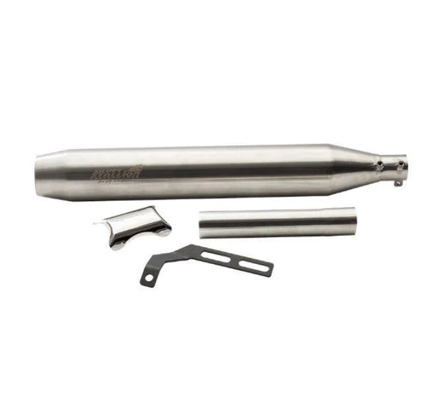 Silver Stallion Ranger performance exhaust for BSA Gold Star 650 brushed silver black matte