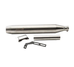 Silver Stallion Ranger performance exhaust for BSA Gold Star 650 brushed silver black matte