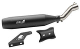Silver Stallion Blaze Performance Exhaust for Triumph Speed 400 Scrambler 400X T4 silver black matte brushed