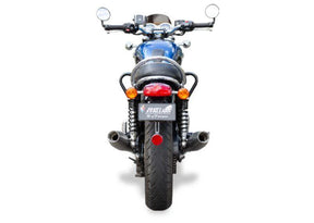 Silver Stallion full system exhaust for Triumph Bonneville T120 1200 silver finish