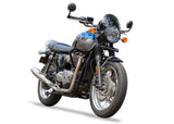 Silver Stallion full system exhaust for Triumph Bonneville T120 1200 silver finish