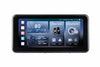 SIMTAC M10-PRO 6.0 inch IPS motorcycle DVR navigation screen with wireless Apple CarPlay Android Auto dual cameras AI blind spot detection and TPMS