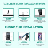 Simtac MagLock MHML-PRO waterproof motorcycle mobile holder

