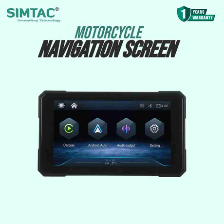 SIMTAC M3 Motorcycle GPS CarPlay Display