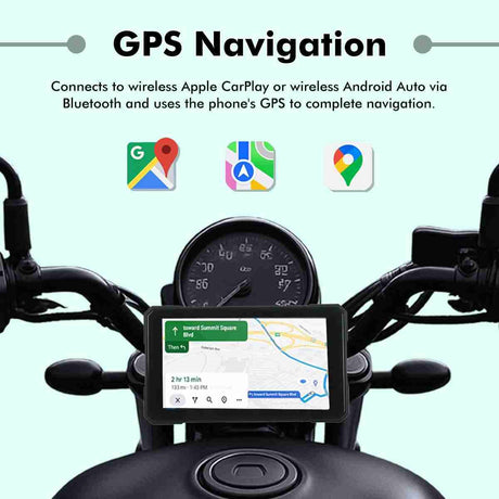 SIMTAC M3 Motorcycle GPS CarPlay Display