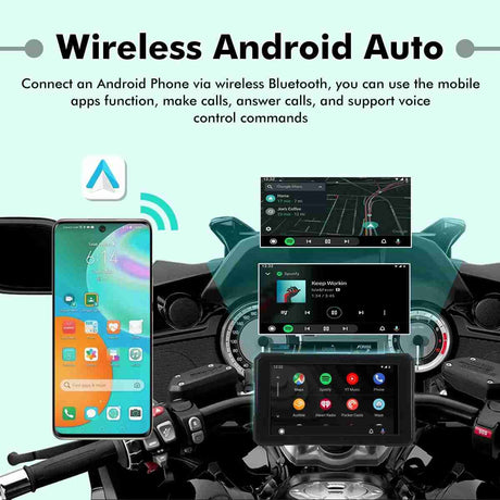 SIMTAC M3 Motorcycle GPS CarPlay Display