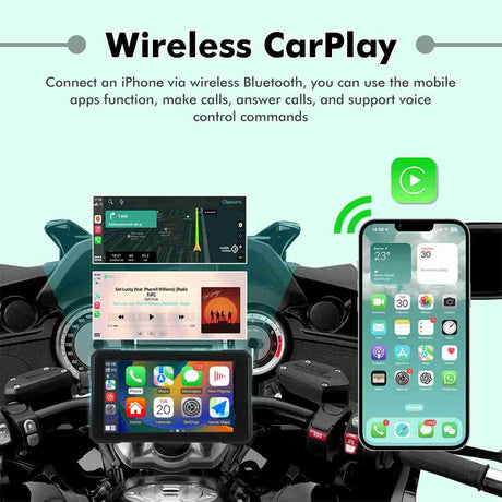 SIMTAC M3 Motorcycle GPS CarPlay Display