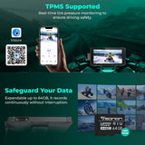 SIMTAC M10 Motorcycle GPS CarPlay Dash Cam System