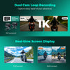 SIMTAC M10 Motorcycle GPS CarPlay Dash Cam System