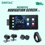 SIMTAC M10DT Motorcycle GPS CarPlay TPMS System