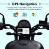 SIMTAC M2 Motorcycle GPS Navigation Display with Wireless Apple CarPlay Android Auto Bluetooth and IP67 Waterproof Touchscreen