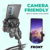 Simtac JQLC2-PRO Bike Mobile Holder with Dual USB Fast Charger and Vibration Damper for Motorcycle Scooter Bicycle