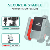 Simtac JQLC2-PRO Bike Mobile Holder with Dual USB Fast Charger and Vibration Damper for Motorcycle Scooter Bicycle
