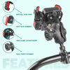 Simtac JQLC2-PRO Bike Mobile Holder with Dual USB Fast Charger and Vibration Damper for Motorcycle Scooter Bicycle