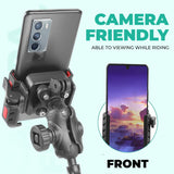 Simtac Quick Lock Jaw Grip Pro Plus Bike Mobile Holder with Vibration Damper for Motorcycle Scooter Bicycle